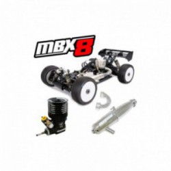 Mugen Mbx8 + Motor Y Escape...